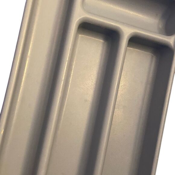 Vintage Rubbermaid Utensil Drawer Organizer Country Blue Silverware 0522 - Picture 2 of 4
